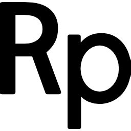 indonesian rupiah symbols rp